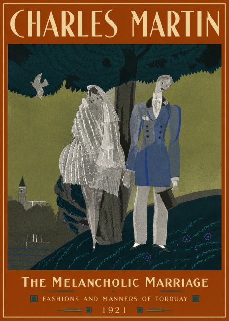 Charles Martin The Melancholic Marriage No5 - Plakat