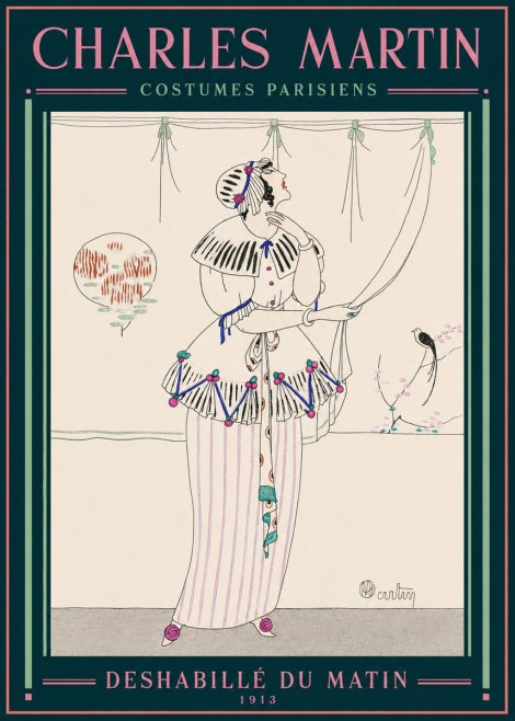 Charles Martin Deshabillé Du Matin No2 - Plakat