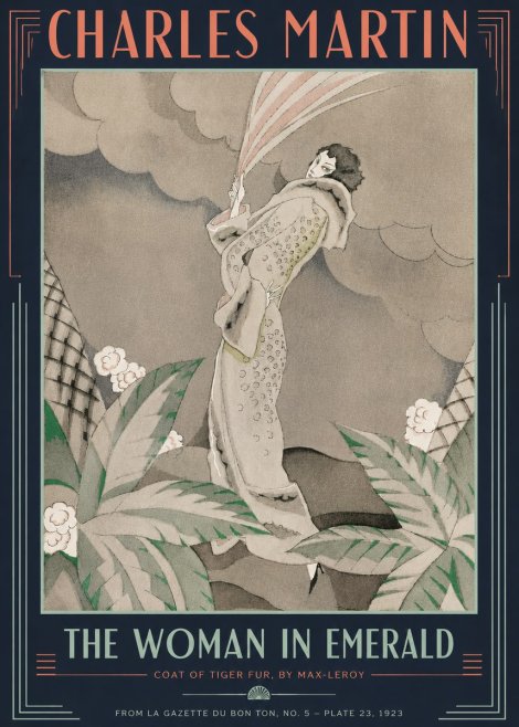 Charles Martin The Woman in Emerald No4 - Plakat