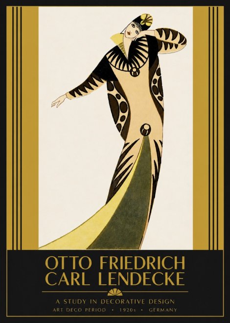 Otto Friedrich Carl Lendecke A Study in Decorative Design No2 - Plakat