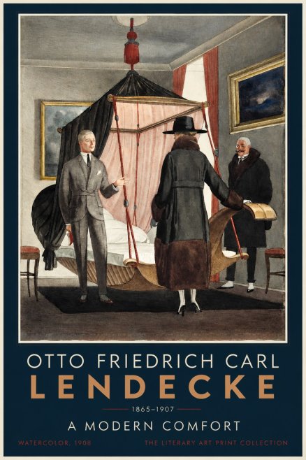 Otto Friedrich Carl Lendecke A Modern Comfort No2 - Plakat