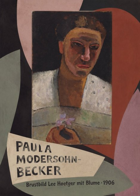 Paula Modersohn-Becker Brustbild Lee Hoetger Mit Blume No5 - Plakat
