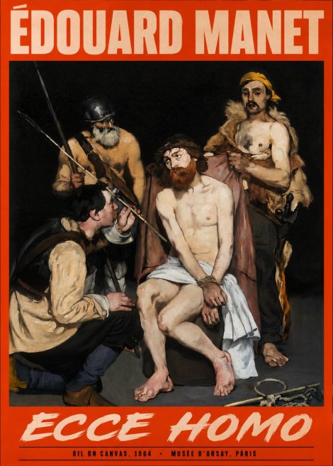 Édouard Manet Ecce Homo No2 - Plakat