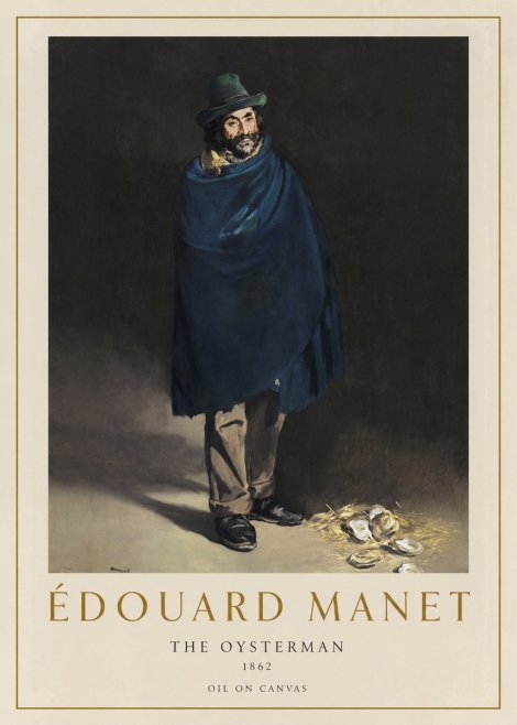 Édouard Manet The Oysterman No1 - Plakat