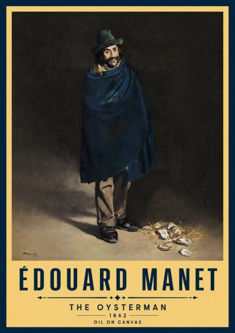Édouard Manet The Oysterman No5 - Plakat