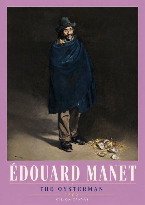 Édouard Manet The Oysterman No6 - Plakat