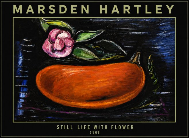 Marsden Hartley Still Life with Flower No4 - Plakat