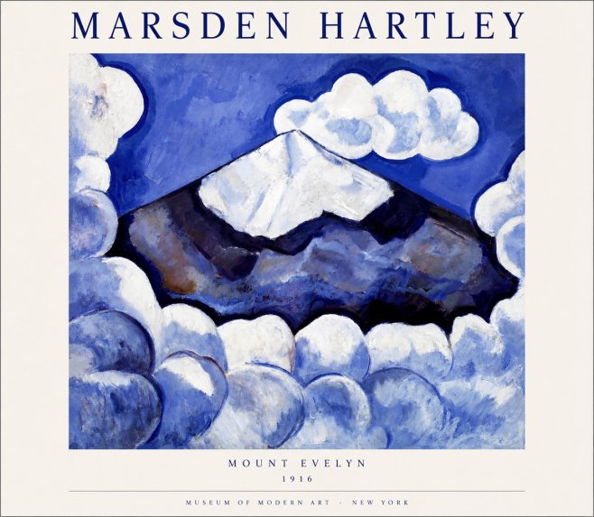 Marsden Hartley Mount Evelyn No1 - Plakat
