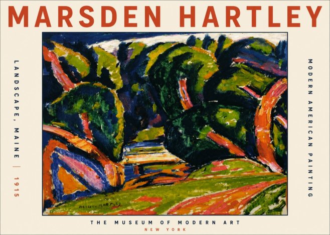 Marsden Hartley Landscape, Maine No5 - Plakat