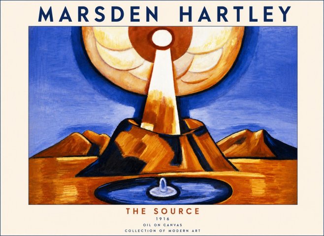 Marsden Hartley The Source No4 - Plakat