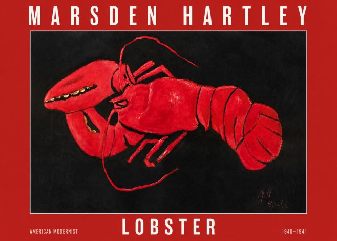 Marsden Hartley Lobster No2 - Plakat