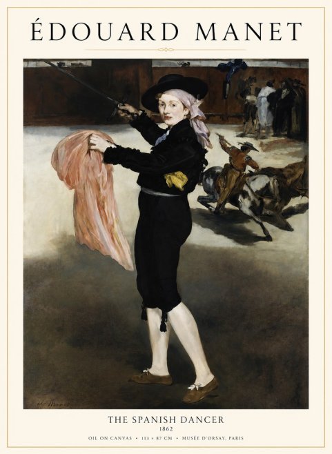 Édouard Manet The Little Bullfighter No2 - Plakat