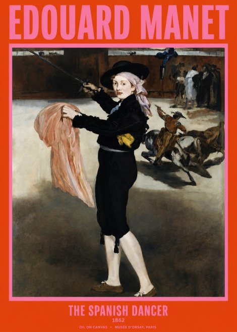 Édouard Manet The Little Bullfighter No3 - Plakat
