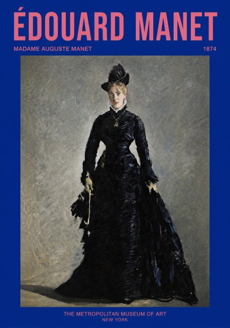 Édouard Manet Madame Auguste Manet No2 - Plakat