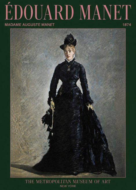 Édouard Manet Madame Auguste Manet No3 - Plakat