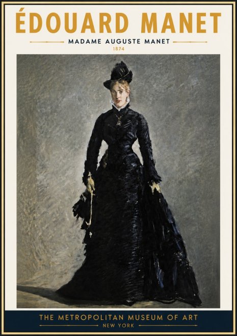 Édouard Manet Madame Auguste Manet No4 - Plakat