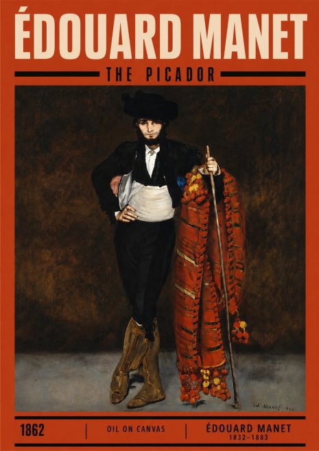 Édouard Manet The Picador No3 - Plakat