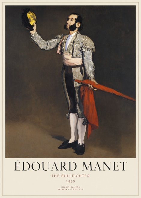 Édouard Manet The Bullfighter No6 - Plakat