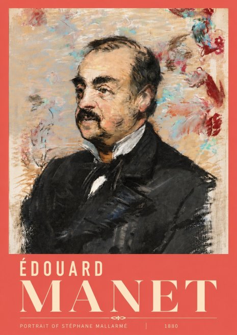 Édouard Manet Portrait of Stéphane Mallarmé I No6 - Plakat