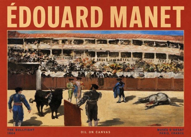 Édouard Manet The Bullfight II No2 - Plakat