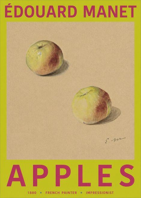 Édouard Manet Apples No2 - Plakat