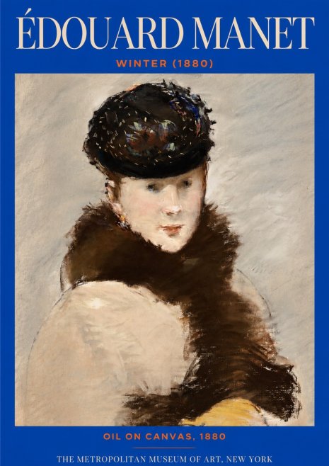 Édouard Manet Winter No2 - Plakat