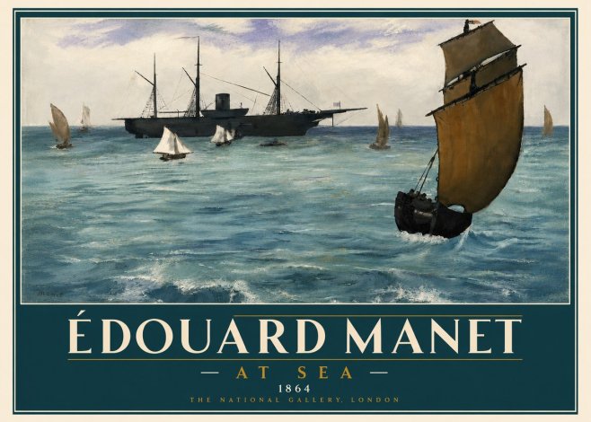 Édouard Manet At Sea No6 - Plakat