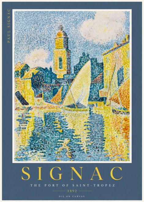 Signac The Port of Saint-tropez No2 - Plakat