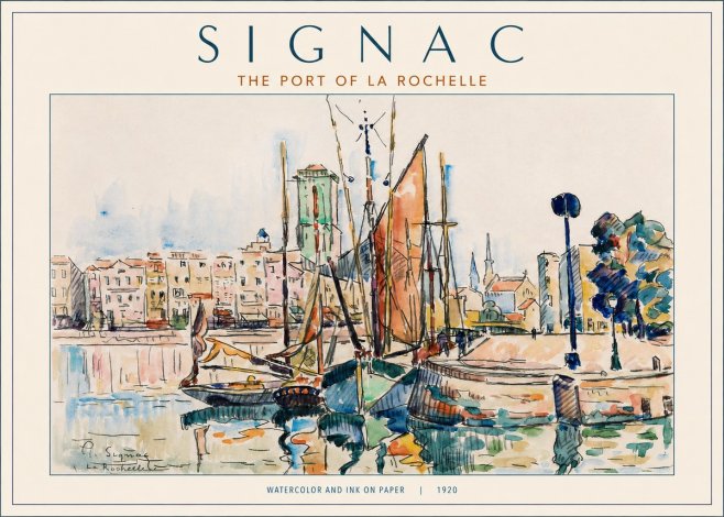 Signac The Port of La Rochelle No2 - Plakat