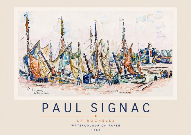 Signac La Rochelle I No3 - Plakat