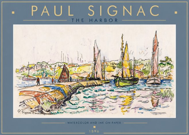 Signac The Harbor I No6 - Plakat
