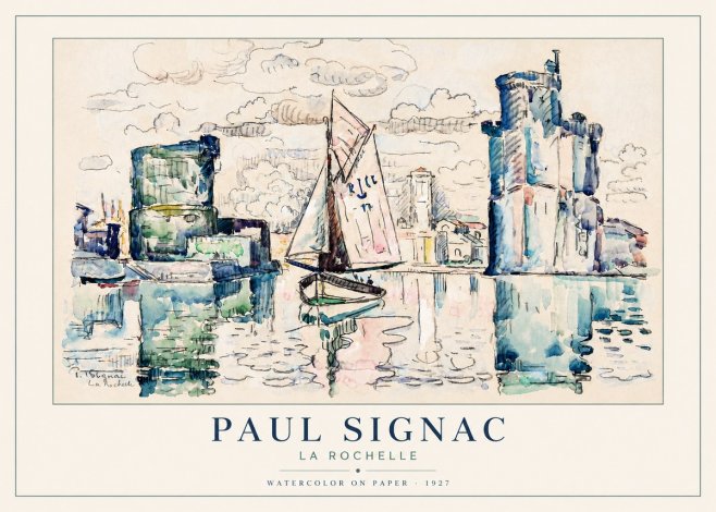 Signac La Rochelle II No4 - Plakat