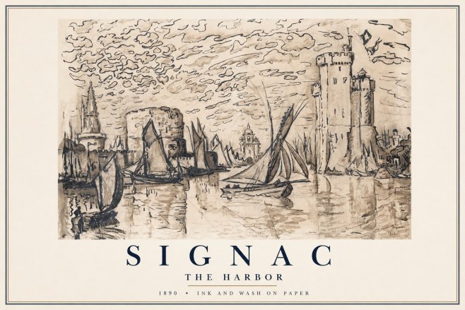 Signac The Harbor II No1 - Plakat