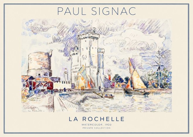 Signac La Rochelle III No1 - Plakat