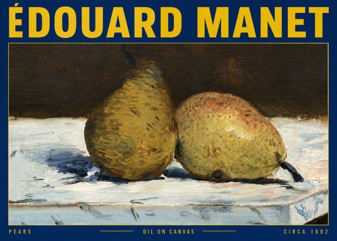 Édouard Manet Pears No2 - Plakat