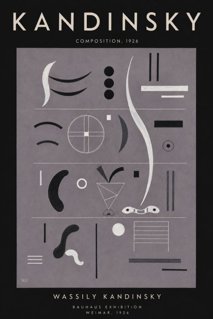Kandinsky Composition I No4 - Plakat