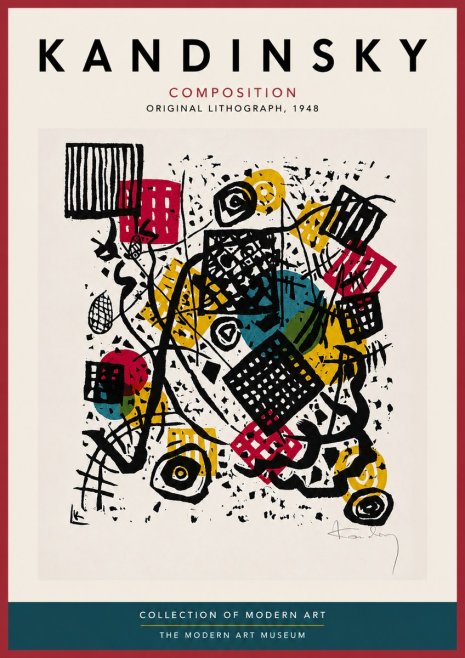 Kandinsky Composition IV No5 - Plakat
