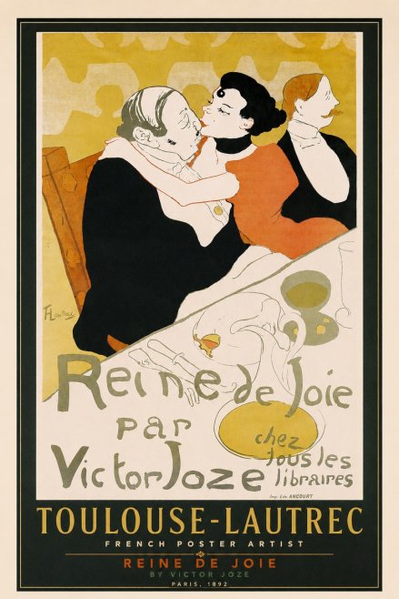 Toulouse-Lautrec Reine De Joie I No2 - Plakat
