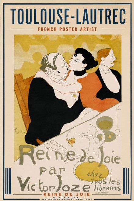 Toulouse-Lautrec Reine De Joie I No3 - Plakat