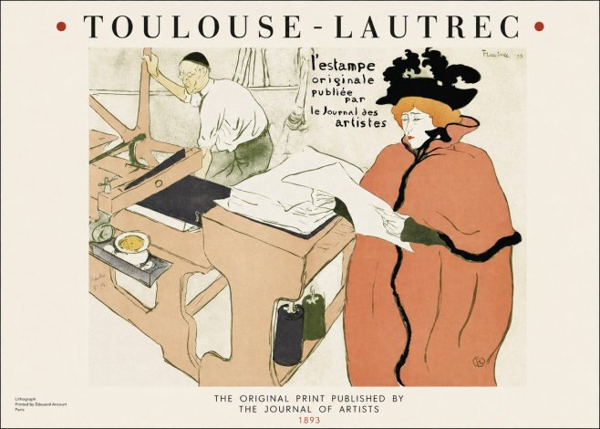 Toulouse-Lautrec L'estampe Originale No1 - Plakat