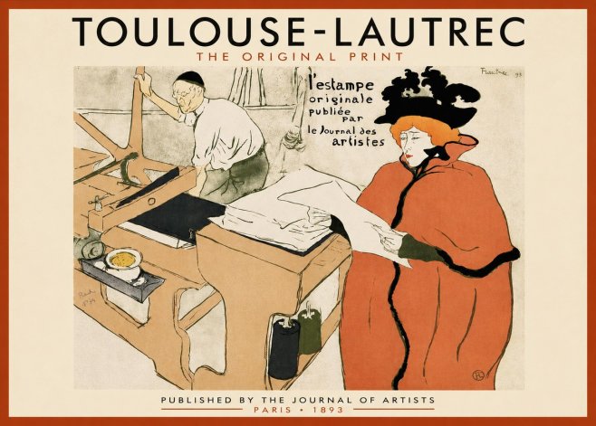 Toulouse-Lautrec L'estampe Originale No4 - Plakat