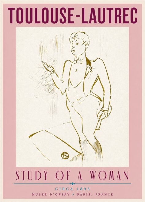 Toulouse-Lautrec The Poet of Parisian Life No4 - Plakat