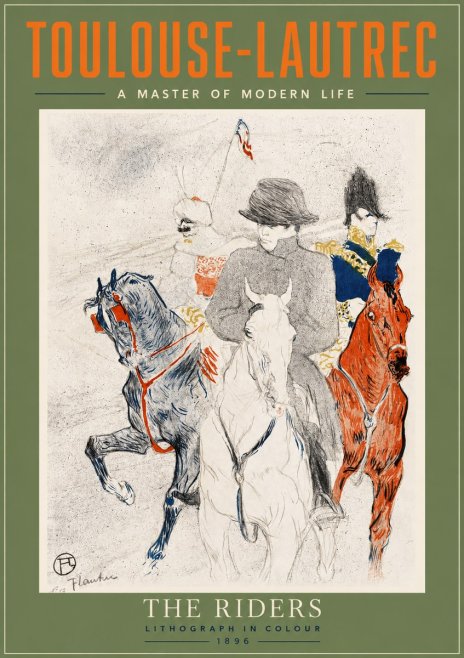 Toulouse-Lautrec The Riders No3 - Plakat