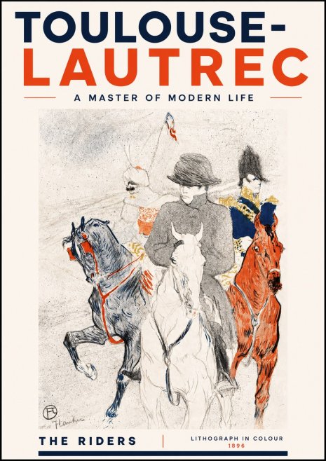 Toulouse-Lautrec The Riders No4 - Plakat