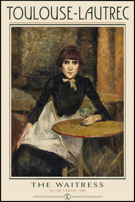 Toulouse-Lautrec The Waitress No2 - Plakat