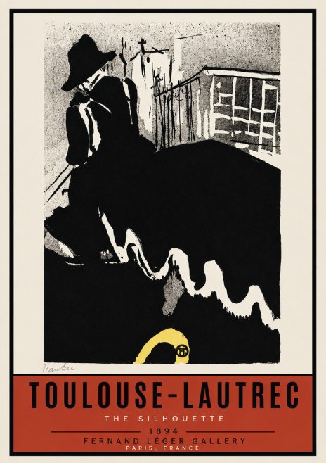 Toulouse-Lautrec The Silhouette No3 - Plakat