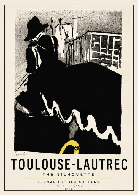 Toulouse-Lautrec The Silhouette No5 - Plakat