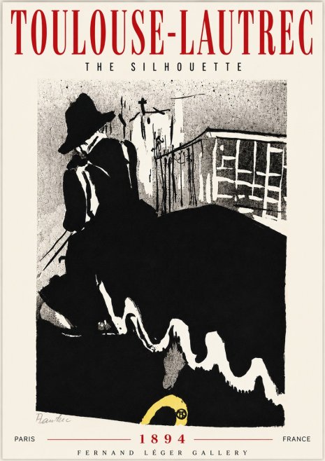 Toulouse-Lautrec The Silhouette No6 - Plakat