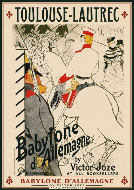 Toulouse-Lautrec Babylone D'allemagne No5 - Plakat