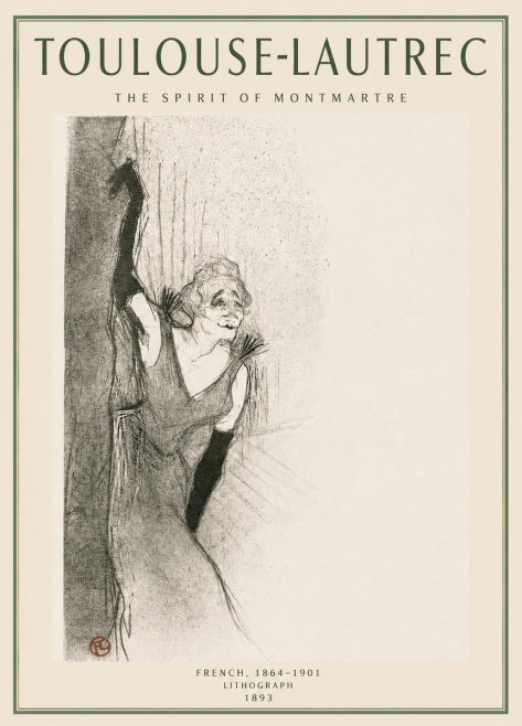 Toulouse-Lautrec The Spirit of Montmartre No3 - Plakat